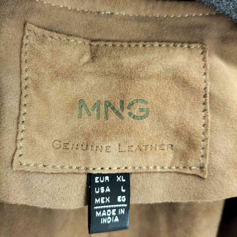 マンゴー MNG ゴートレザー スエードジャケット レディース JPN:XL